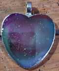 Rainbow Heart Pendant for Shiny Things Lovers
