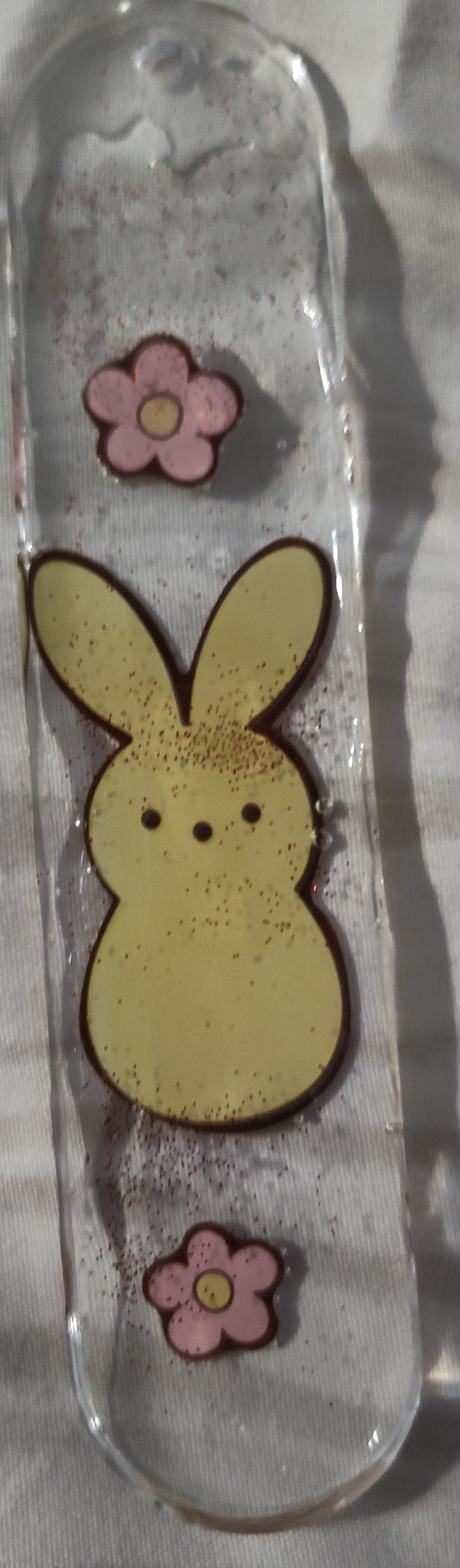 Easter Bunny Foil Sticker Bookmark