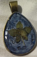 Blue Leaf Pendant