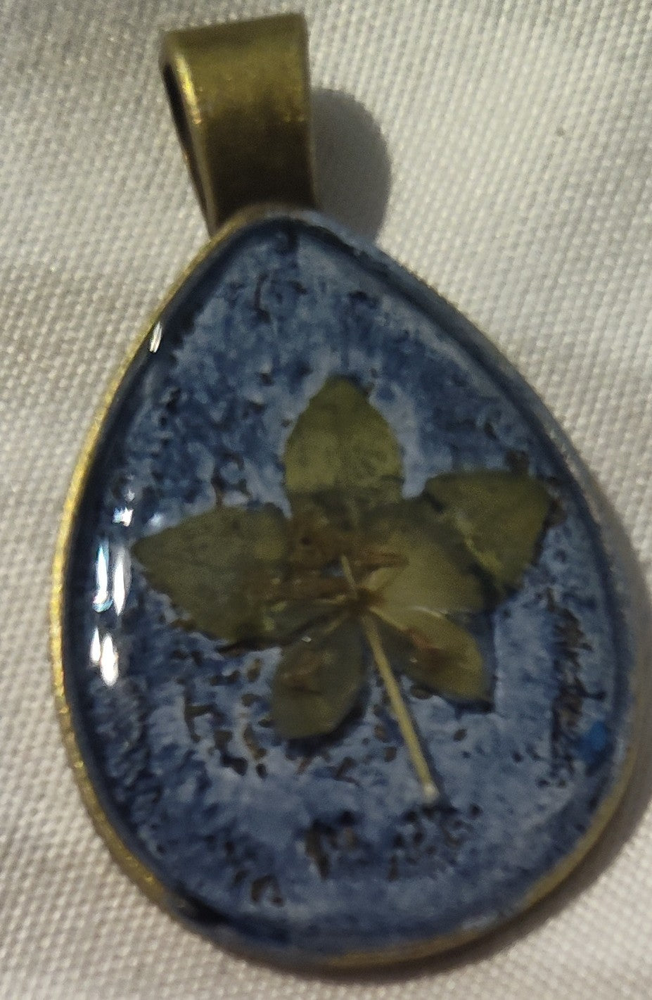 Blue Leaf Pendant
