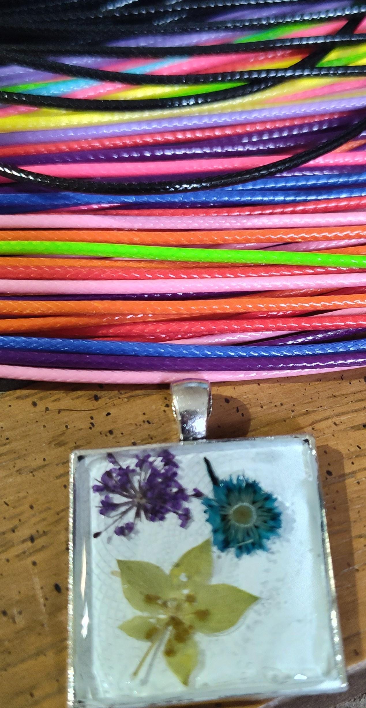 Square Flower Pendant for Non Glitter Lovers