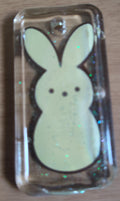 Easter Bunny Foil Sticker Keychain