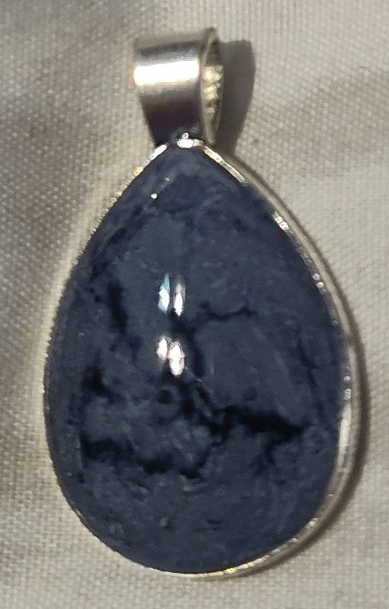 Blue and Black Pendant